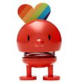 Hoptimist Baby Bumble - Rainbow - 7 cm - Rød