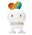 Hoptimist Baby Bumble - Rainbow - 7 cm - Hvid