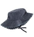 Melton Bøllehat - UV30 - Denim m. Blonde