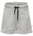 Hummel Sweatshorts - HMLDemi - Grmeleret m. Glimmer