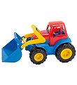 Dantoy Traktor m. Grab - 30 cm - Rd/Bl