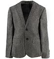 Grunt Blazer - Uld/Polyester - Salt & Pepper