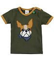 Freds World T-shirt - Armygrn m. Bulldog