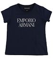 Emporio Armani T-shirt - Navy m. Glimmer