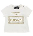 Versace T-shirt - Hvid m. Guld Logo