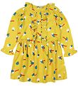 Stella McCartney Kids Kjole - Viskose - Gul m. Mnster