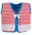 Konfidence Svmmevest - Original - Marthas Red Stripe Frills