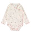 Fixoni Slå-om Body l/æ - Light Rose m. Blomster