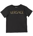 Versace T-shirt - Sort m. Similisten