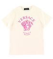 Versace T-shirt - Hvid m. Pink Logo