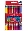 Faber-Castell Tuscher - Dobbelt Tyk/Tynd - 20 stk - Multifarvet