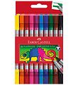 Faber-Castell Tuscher - Dobbelt Tyk/Tynd - 10 stk - Multifarvet