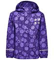 LEGO® Wear Regnjakke - Lilla m. Print