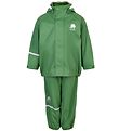 CeLaVi Regntøj m. Seler - PU - Elm Green