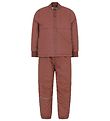 CeLaVi Termotøj m. Fleece - Coated - Mahogany