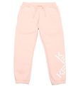 Kenzo Sweatpants - Sport - Rosa m. Hvid