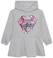 Kenzo Sweatkjole - Exclusive Edition - Gråmeleret m. Glimmer/Ele