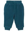 Stella McCartney Kids Bukser - Fleece - Petroleumsbl m. Rv