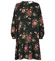 Rosemunde Kjole - Black Bouquet Rose Print