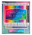 Ooly Vandfarvepen - Chroma Blends - Genopfyldelige - 18 Stk - Mu