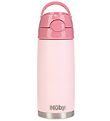 Nuby Termoflaske m. Sugerør - 420ml - Pink
