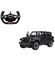 Rastar Fjernstyret Bil m. Lys - Jeep Wrangler Rubicon - 1:14