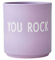 Design Letters Kop - Favourite Cups - You Rock - Lavendel