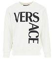 Versace Sweatshirt - Logo - Hvid/Sort
