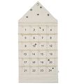 ferm Living Julekalender - 50x108 cm - Mrk Sand/Sort