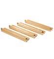 BRIO World Lige Skinner - 4 dele - Lang - Træ 33341