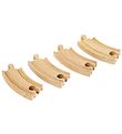 BRIO World Buede Skinner - 4 dele - Kort - Træ 33337