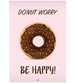Citatplakat Plakat - A4 - Donut Worry