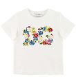 Dolce & Gabbana T-shirt - Blooming - Hvid m. Logo