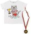 Kenzo T-shirt - Exclusive Edition - Hvid/Rosa m. Medalje