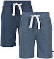 Minymo Sweatshorts - 2-pak - New Navy