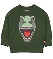 DYR-Cph Sweatshirt - DYRBellow - Grn m. Dinosaurus