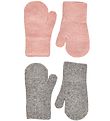 CeLaVi Luffer - Uld/Nylon - 2-pak - Misty Rose/Grmeleret