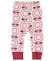 Katvig Leggings - Uld - Rosa m. Æbler