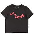 Stella McCartney Kids T-shirt - All Is Love - Sort