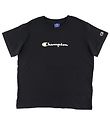 Champion Fashion T-shirt - Sort m. Logo