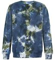 The New Sweatshirt - Rex Tie Dye - Thyme/Navy Blazer