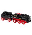 BRIO World Tog - 3 Dele - Battery-Operated Steaming Train 33884