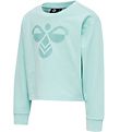Hummel Sweatshirt - Cropped - hmlCinco - Turkis