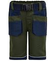 Minymo Arbejdsshorts - Grn/Navy