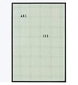 Design Letters Message Board - A2 - Green
