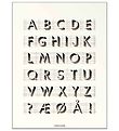 Vissevasse Plakat - 50x70 - ABC - Creme
