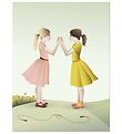 Vissevasse Plakat - 50x70 - Hand-Clapping Girls