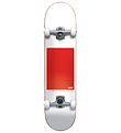 Globe Skateboard - 8'' - G0 Block Serif Complete - Hvid/Rd