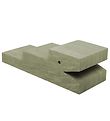 bObles Krokodille - Marble Nature - 60x24x18 cm - Moss