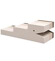 bObles Krokodille - 60x24x18 cm - Sand Grey